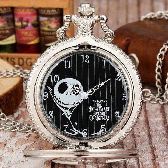 Nightmare Before Christmas Pocket Watch NEW - Picture 2 of 4